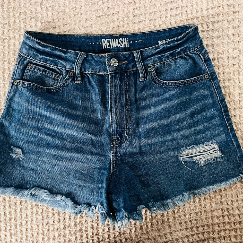 Rewash Women's Blue Jean Shorts